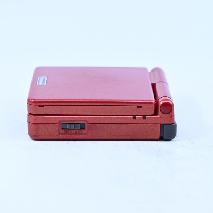 Flame Red - AGS-001(AUS) - Nintendo Gameboy Advance / GBA SP Console