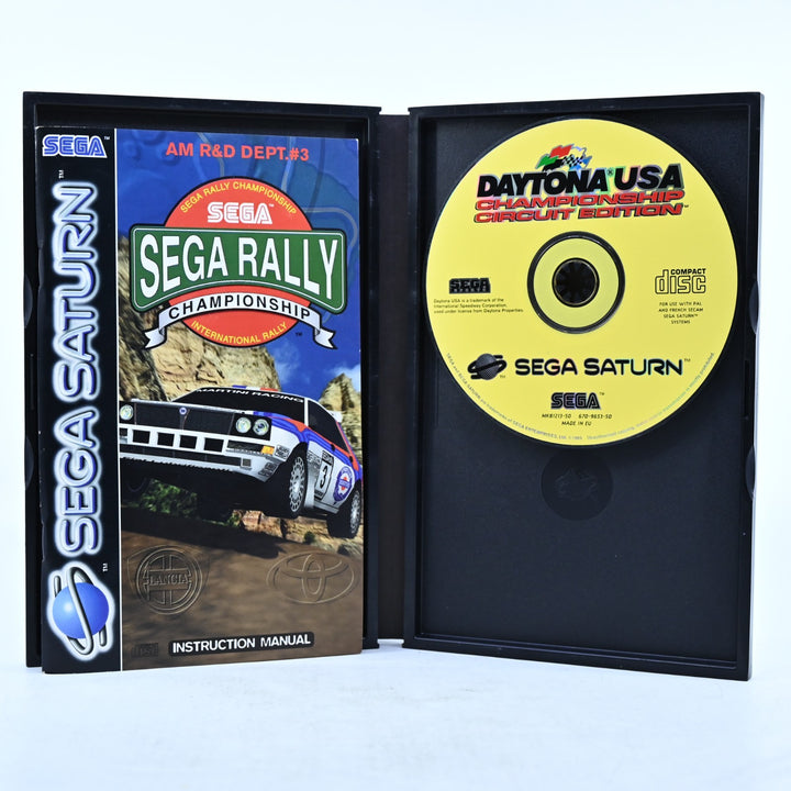 SEGA Rally Championship - Sega Saturn Game + Manual - PAL - MINT DISC!