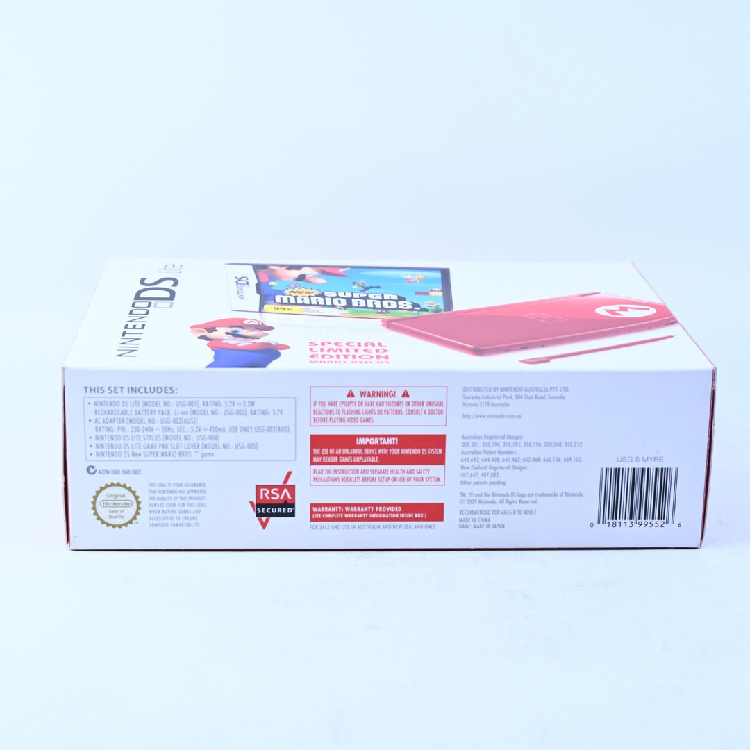 Special Limited Edition Mario Red - Nintendo DS Lite Boxed Console