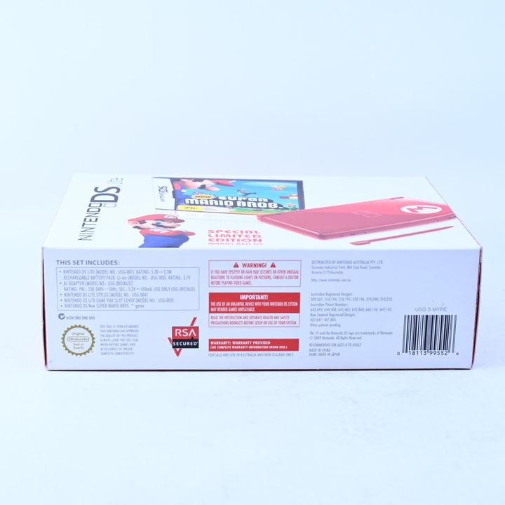 Special Limited Edition Mario Red - Nintendo DS Lite Boxed Console