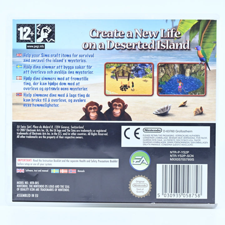 The Sims 2: Castaway - Nintendo DS Game - PAL + Manual - FREE POST!