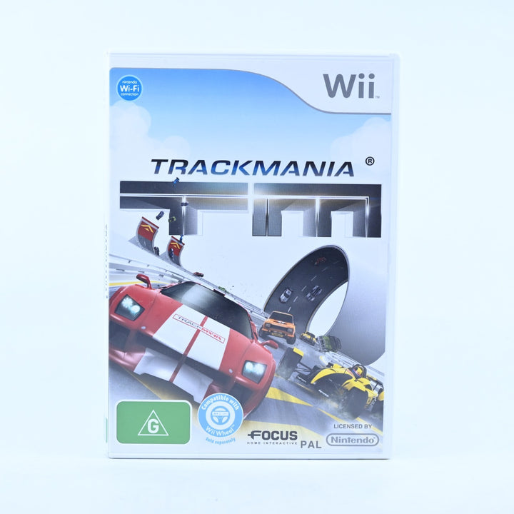 Trackmania - Nintendo Wii Game + Manual - PAL - MINT DISC!