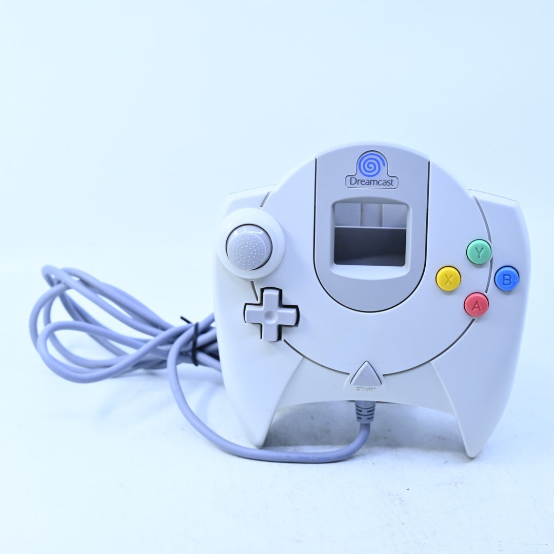 White - Sega Dreamcast Console + VMU - PAL - FREE POST!
