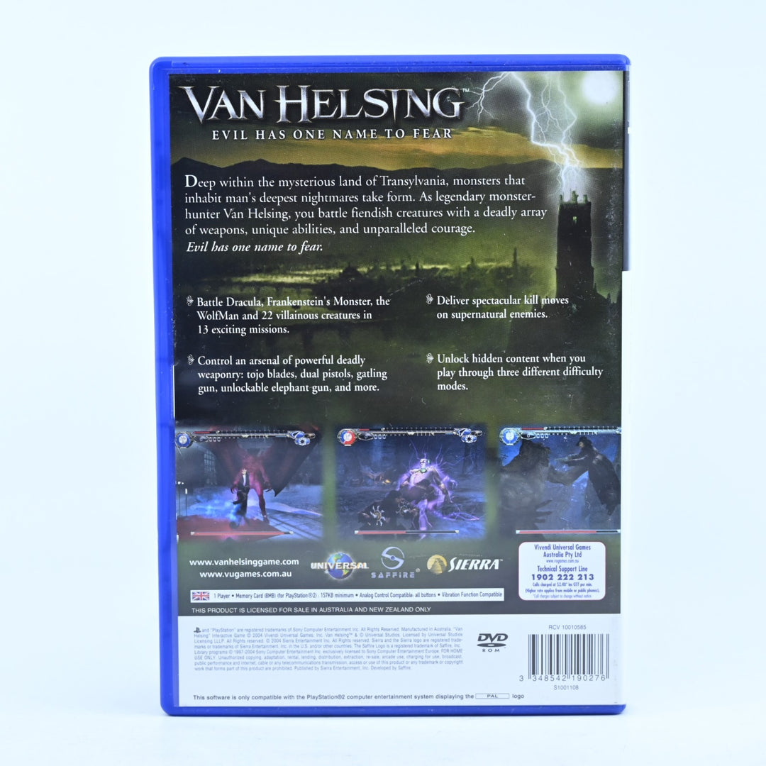Van Helsing - Sony Playstation 2 / PS2 Game + Manual - PAL - MINT DISC!