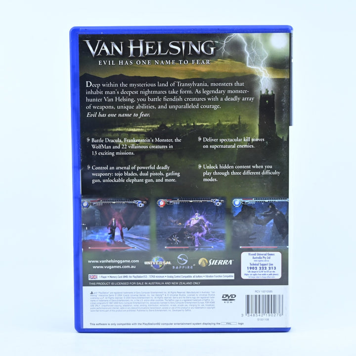 Van Helsing - Sony Playstation 2 / PS2 Game + Manual - PAL - MINT DISC!