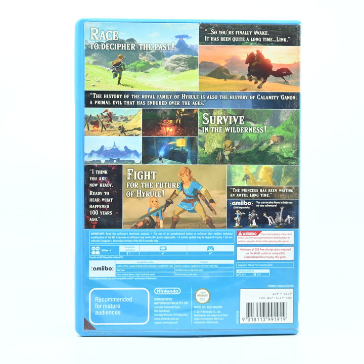 The Legend of Zelda: Breath of the Wild - Nintendo Wii U Game - PAL