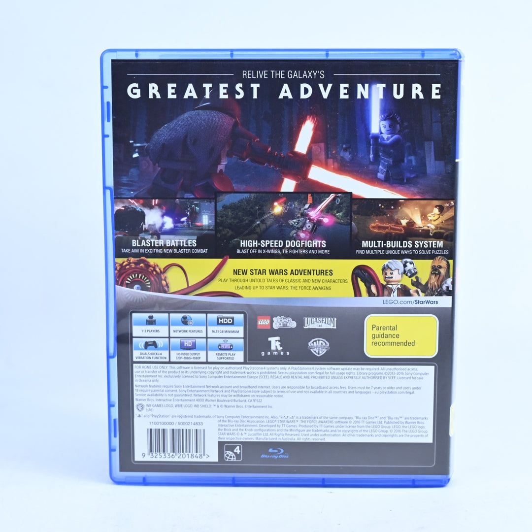 LEGO Star Wars: The Force Awakens - Sony Playstation 4 / PS4 Game - MINT DISC!