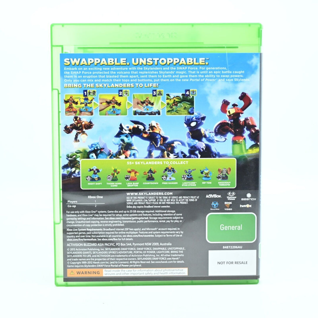 Skylanders: Swap Force - Xbox One Game - PAL - FREE POST!