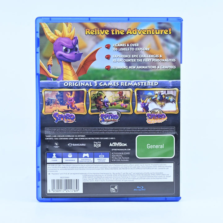 Spyro: Reignited Trilogy - Sony Playstation 4 / PS4 Game - FREE POST!