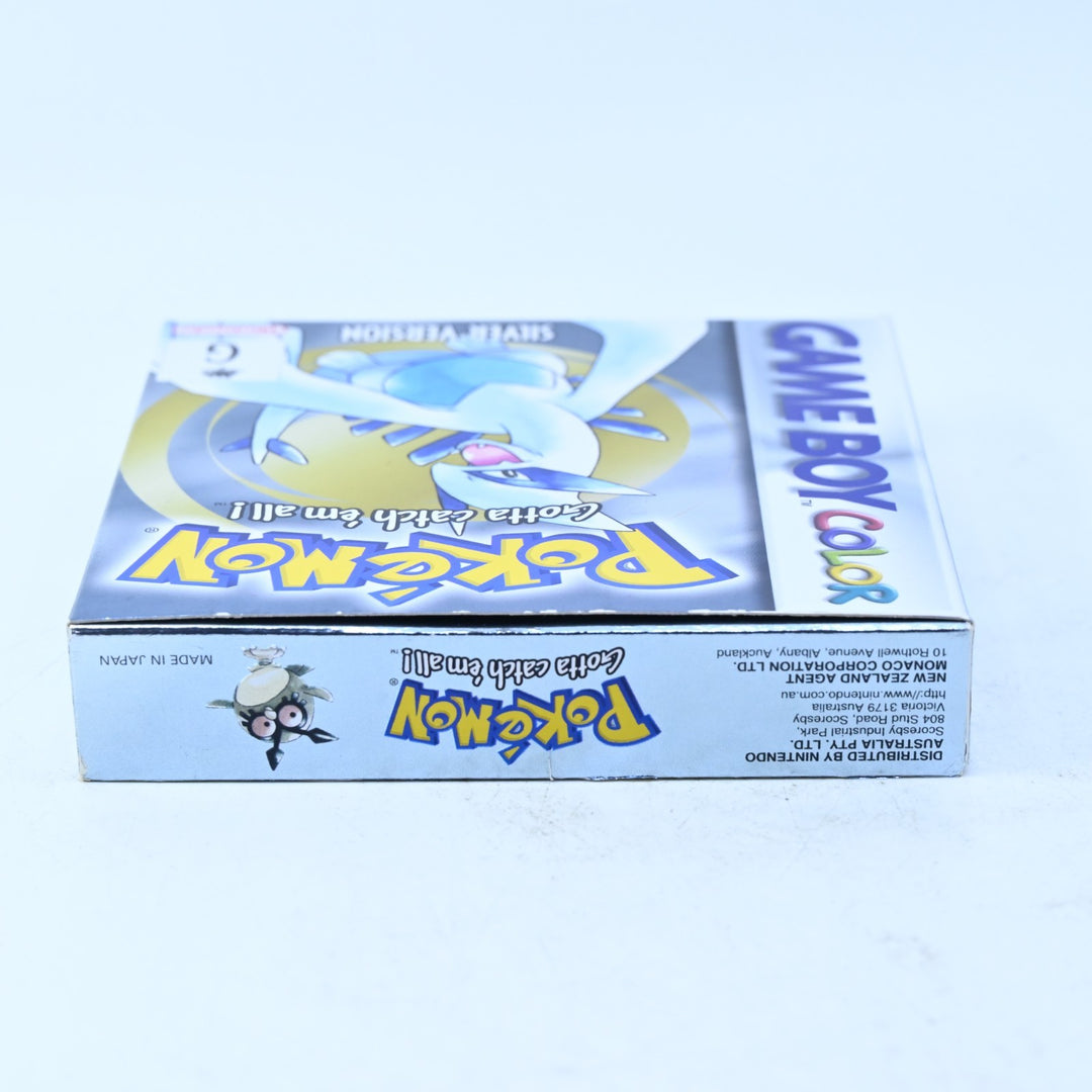 Pokemon Silver Version - Nintendo Gameboy Color Boxed Game - PAL - NEW BATTERY!