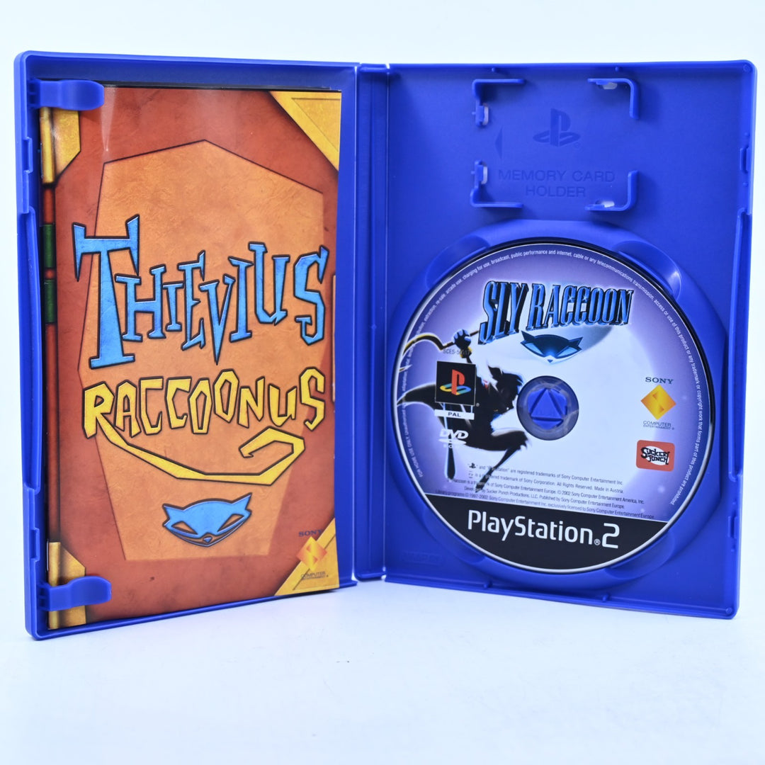 Sly Raccoon - Sony Playstation 2 / PS2 Game + Manual - PAL - MINT DISC!