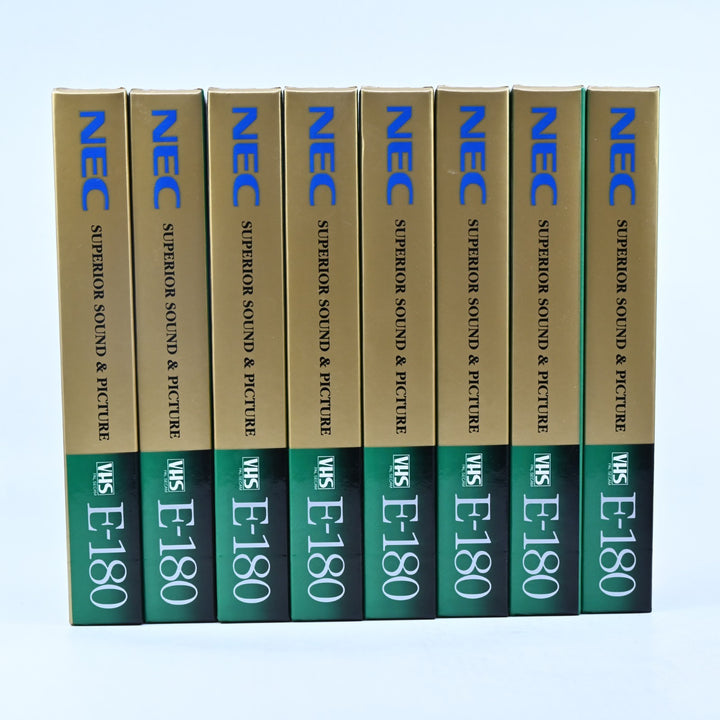 NEC E-180 Blank VHS Cassette Tape - PAL - VHS