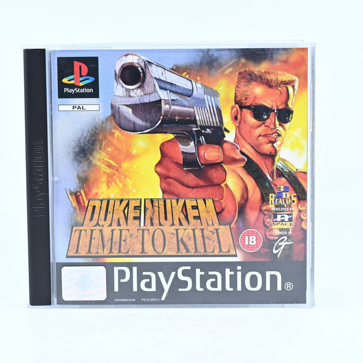 LIKE NEW! Duke Nukem: Time to Kill - Sony Playstation 1/ PS1 Game + Manual PAL
