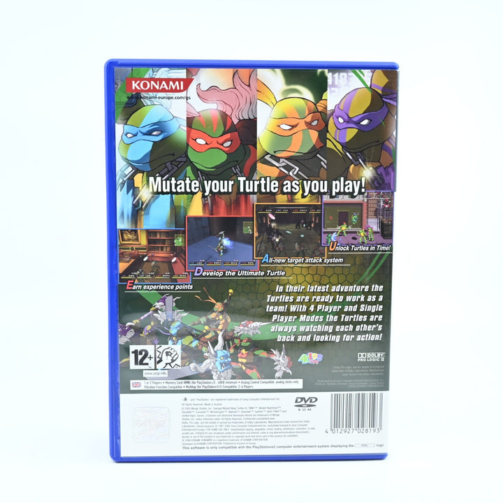 Teenage Mutant Ninja Turtles 3: Mutant Nightmare - PS2 Game + Manual