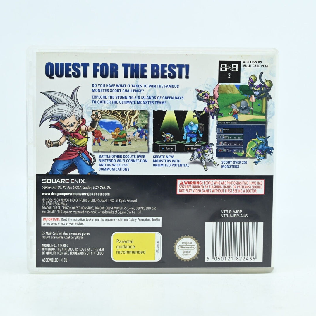 Dragon Quest Monsters: Joker - Nintendo DS Game - PAL - FREE POST!