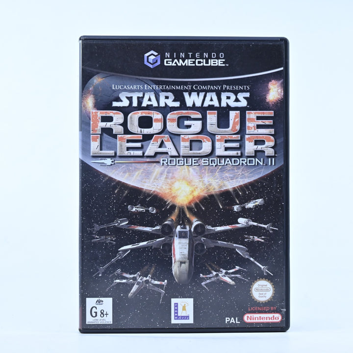 Star Wars Rogue Squadron II Rogue Leader - Nintendo Gamecube Game + Manual - PAL