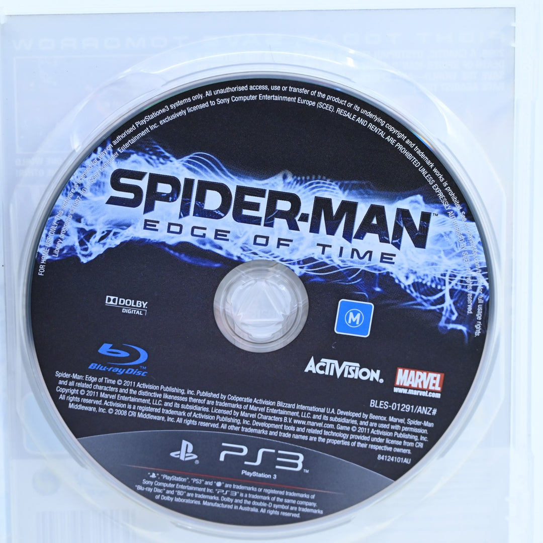 Spider-Man: Edge of Time - Sony Playstation 3 / PS3 Game + Manual - MINT DISC!
