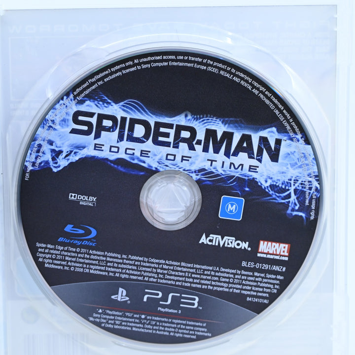 Spider-Man: Edge of Time - Sony Playstation 3 / PS3 Game + Manual - MINT DISC!