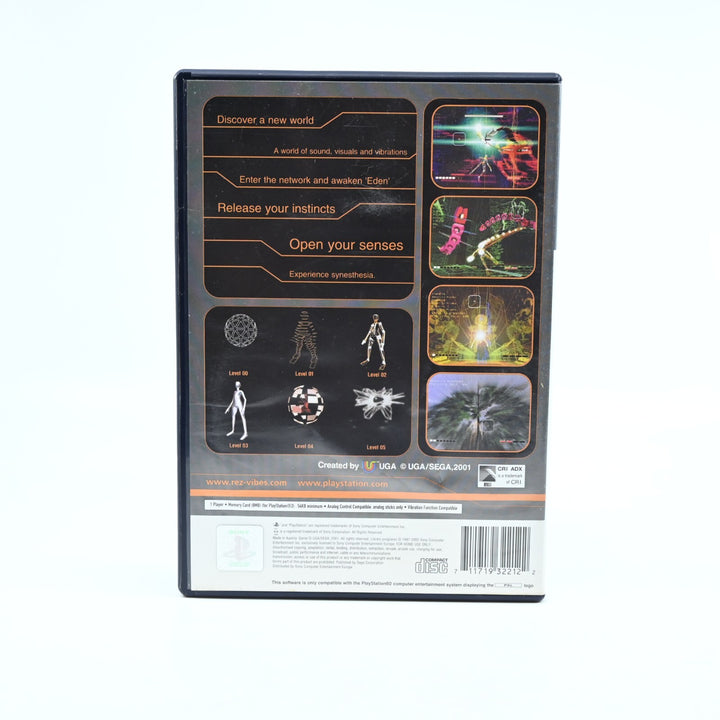 Rez - Sony Playstation 2 / PS2 Game + Manual - PAL - MINT DISC!