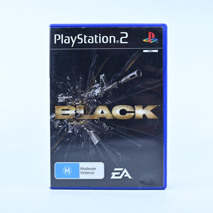 Black - Sony Playstation 2 / PS2 Game + Manual - PAL - MINT DISC!