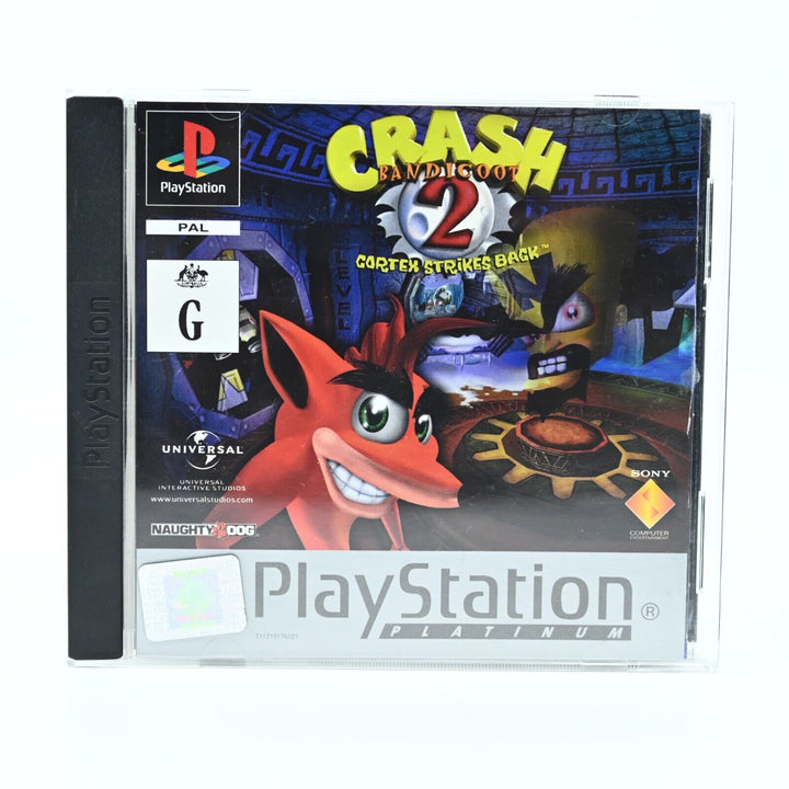 Crash Bandicoot 2: Cortex Strikes Back - Sony Playstation 1 / PS1 Game - PAL