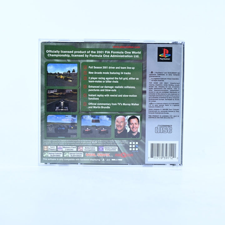 Formula One 2001 - Sony Playstation 1 / PS1 Game + Manual - PAL - MINT DISC!