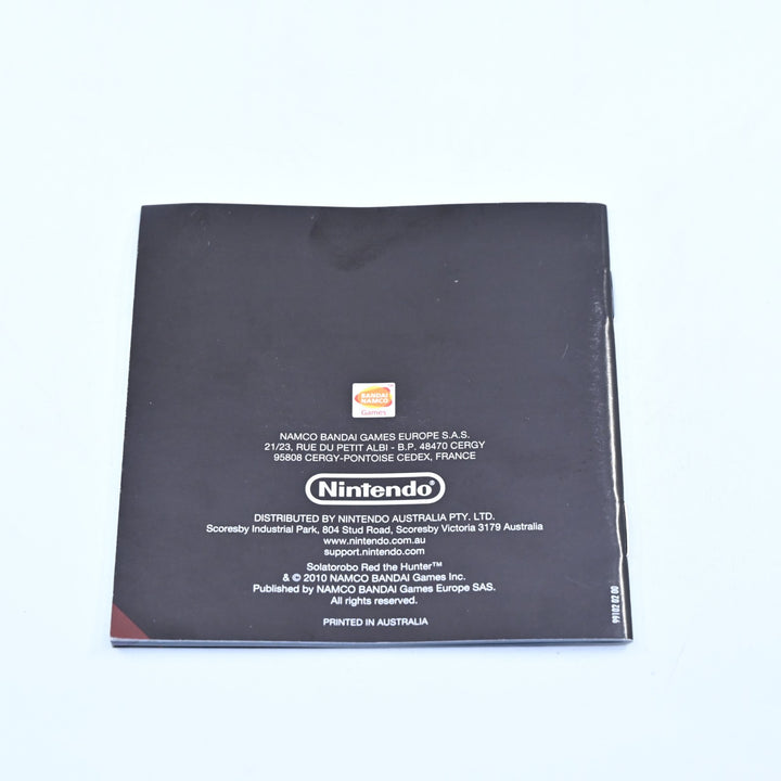 Solatorobo: Red the Hunter Manual - AUS PAL - Nintendo DS Accessory - FREE POST!