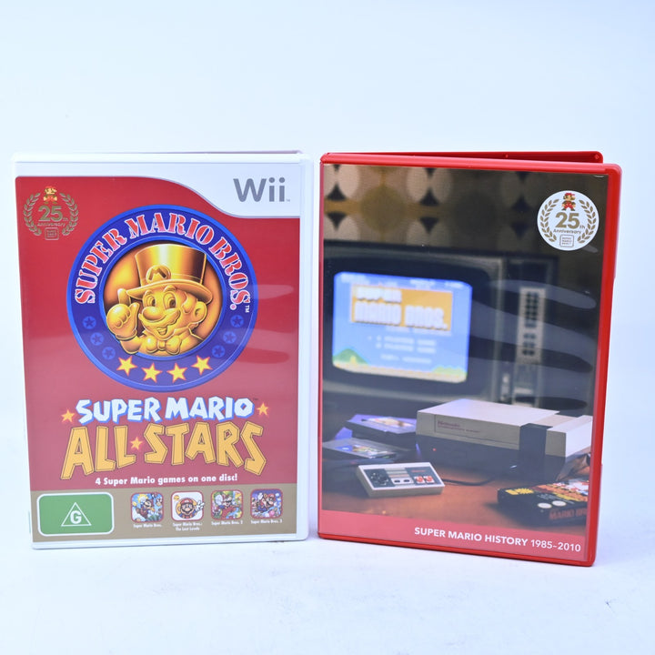 Super Mario All-Stars 25th Anniversary Edition - Nintendo Wii Game + Manual