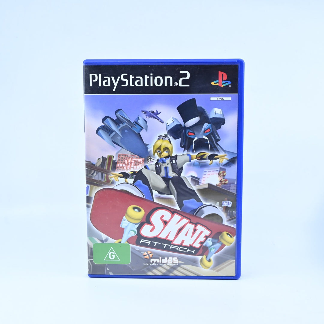 Skate Attack - Sony Playstation 2 / PS2 Game + Manual - PAL - MINT DISC!