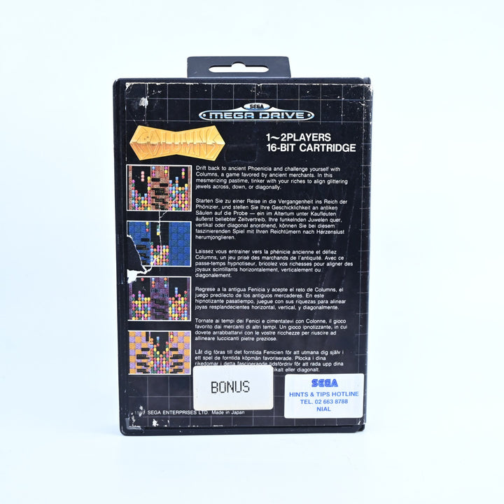Columns - Sega Mega Drive Game - No Manual - PAL - FREE POST!
