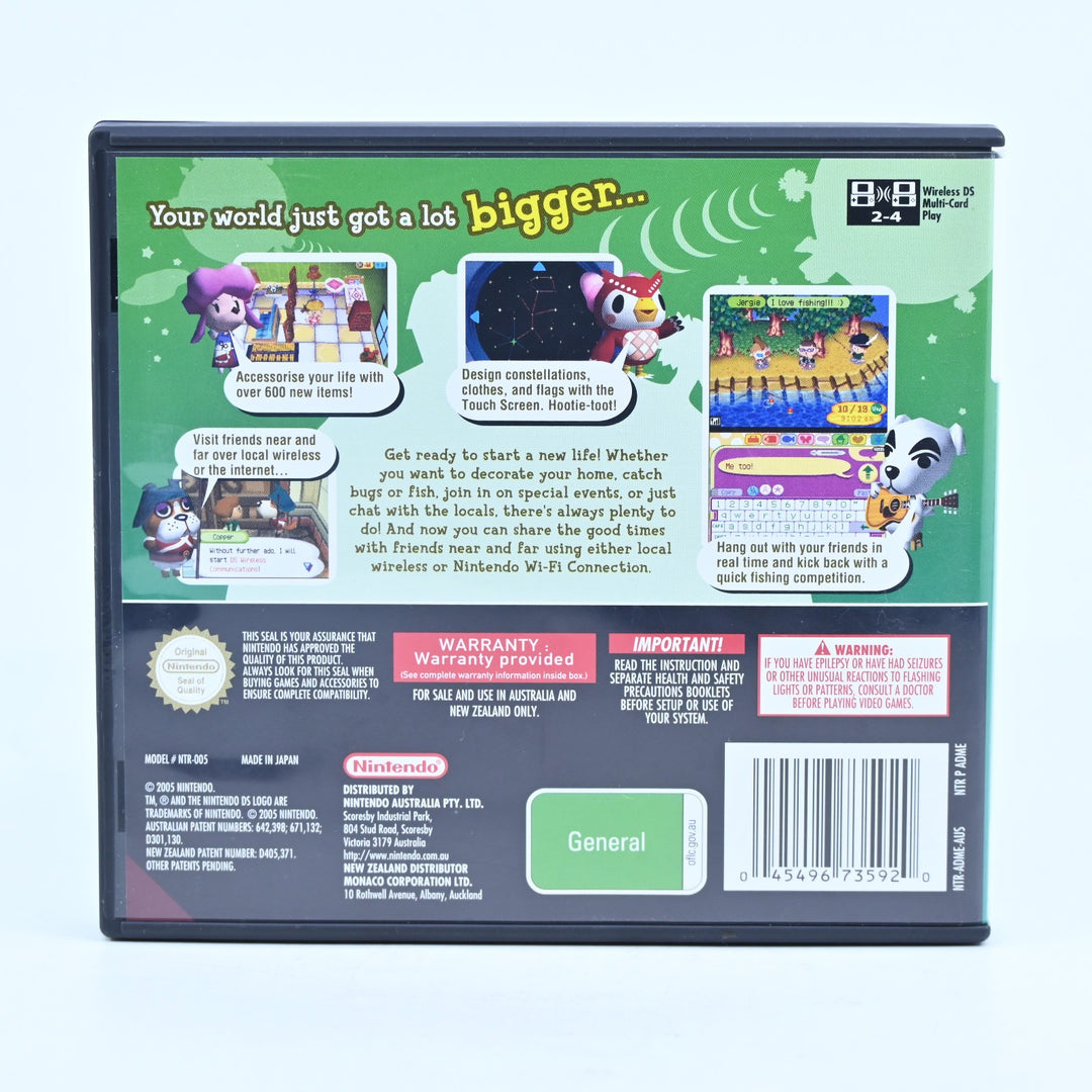 Animal Crossing Wild World - Nintendo DS Game - PAL + Manual