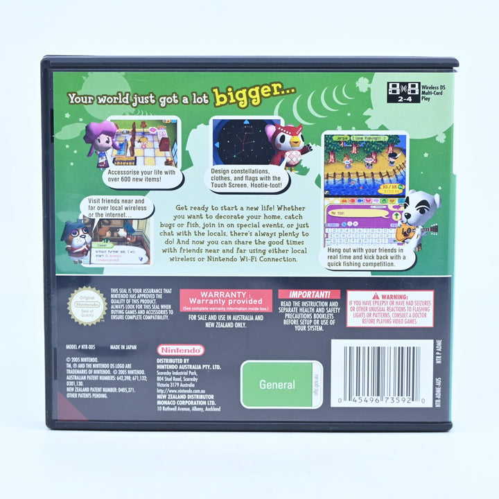 Animal Crossing Wild World - Nintendo DS Game - PAL + Manual