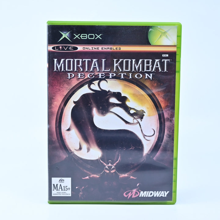 Mortal Kombat Deception - Original Xbox Game + Manual - PAL - MINT DISC!