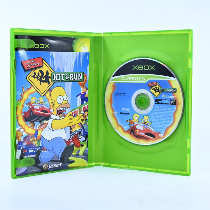 The Simpsons Hit & Run - Original Xbox Game + Manual - PAL - MINT DISC!