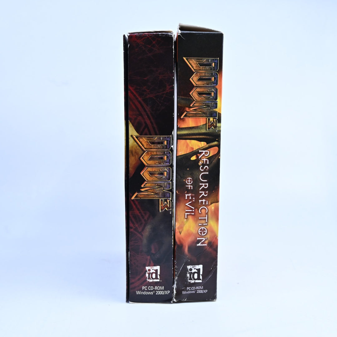 Doom 3 + Resurrection of Evil Expansion Pack - Big Boxes - Id Software - PC Game