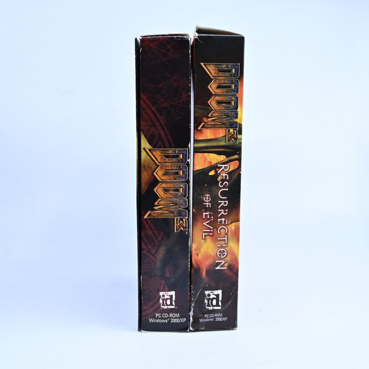 Doom 3 + Resurrection of Evil Expansion Pack - Big Boxes - Id Software - PC Game