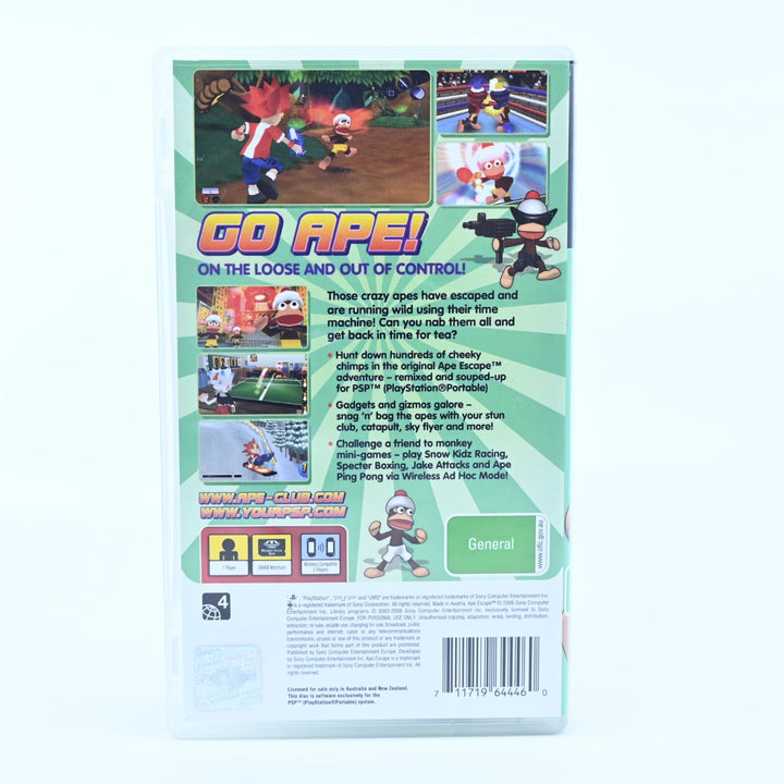 Ape Escape On The Loose - Sony PSP Game + Manual - FREE POST!