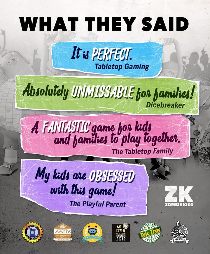 Zombie Kidz Evolution - Board Game - Table Top Game
