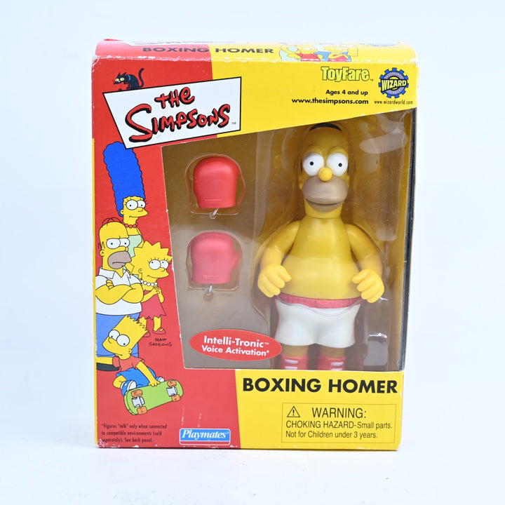 Boxing Homer - Simpsons Intelli-Tronic Voice Activation Toy - Playmates