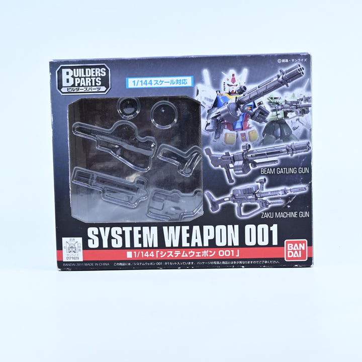 UNUSED Gundam Builder Parts - System Weapon 001 - HG/RG - 1/144 Gundam Accessory