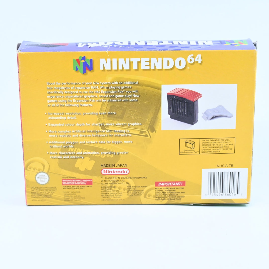 Boxed Expansion Pak - N64 / Nintendo 64 Accessory - PAL - FREE POST!