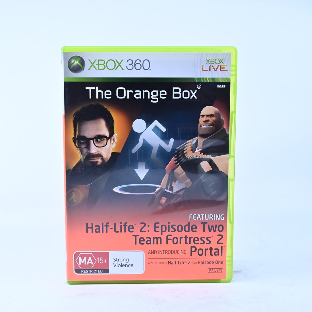 The Orange Box - Xbox 360 Game + Manual - PAL - MINT DISC!