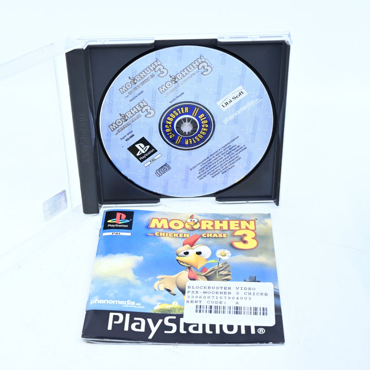 Moorhen 3 - Sony Playstation 1 / PS1 Game + Manual - PAL - MINT DISC!
