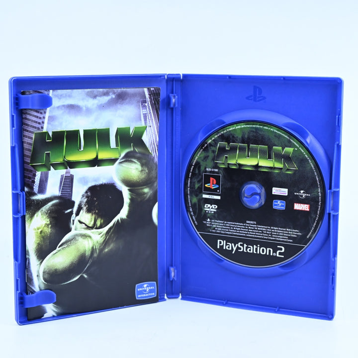 The Hulk - Sony Playstation 2 / PS2 Game + Manual - PAL - NEAR MINT DISC!