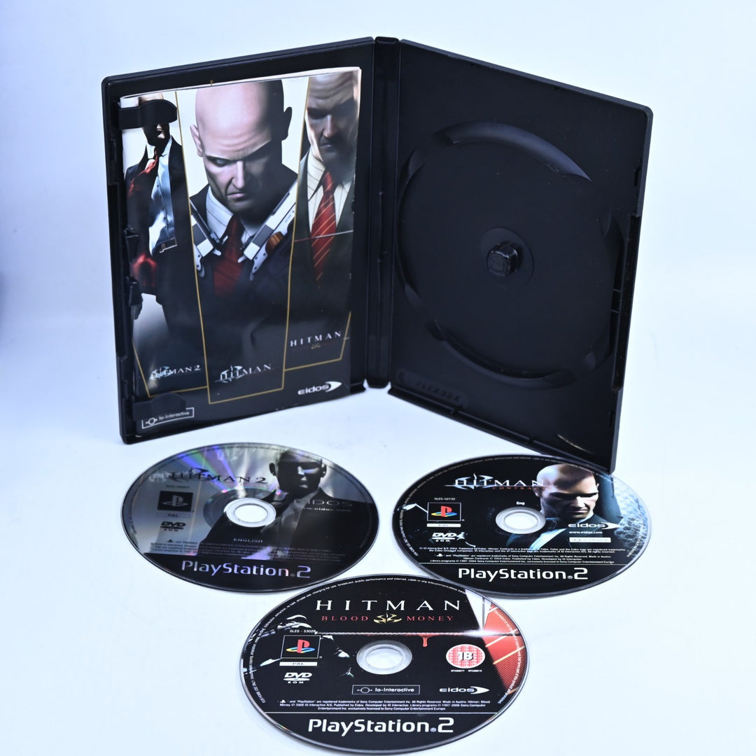 Hitman: The Triple Hit Pack - PS2 Game + Manual - PAL - MINT DISC!