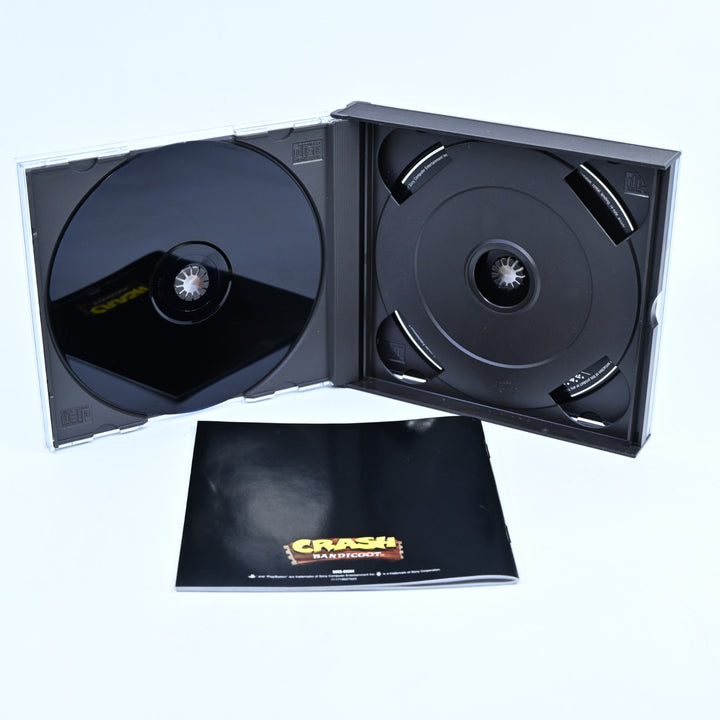 Crash Bandicoot - Includes Demo Disc- PS1 Game + Manual - PAL - MINT DISC!