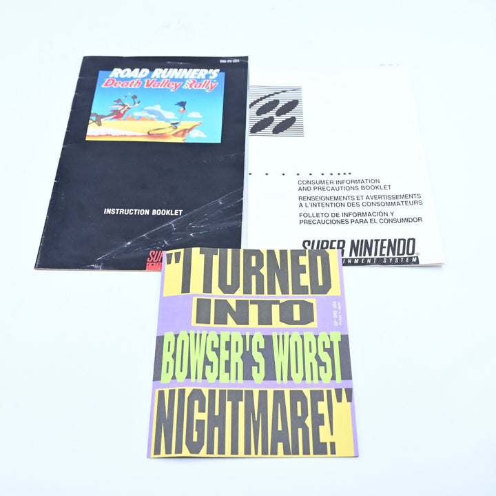 Road Runner's Death Valley - Super Nintendo / SNES Boxed Game - NTSC-U/C