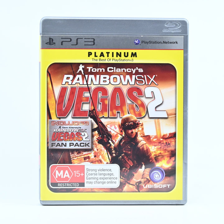 Tom Clancy's Rainbow Six Vegas 2 - Sony Playstation 3 / PS3 Game + Manual