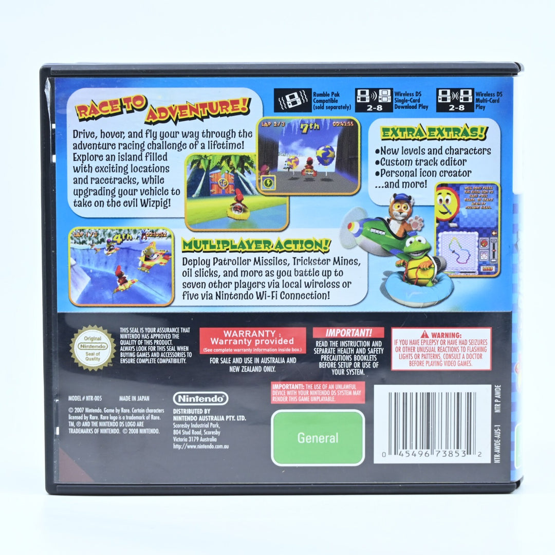 Diddy Kong Racing - Nintendo DS Game - PAL + Manual - FREE POST!