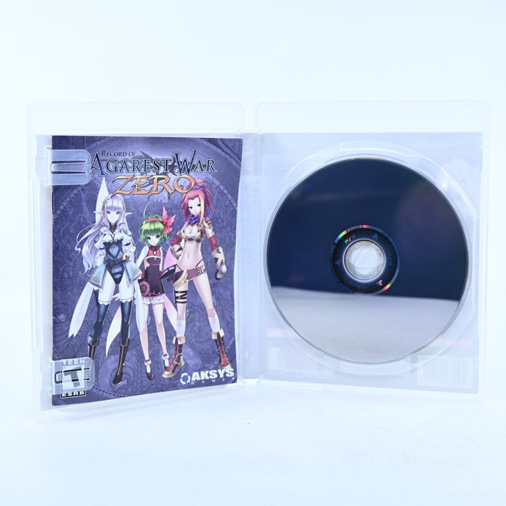 Record of Agarest War Zero - Sony Playstation 3 / PS3 Game + Manual